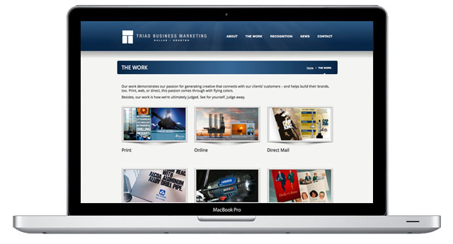 Triad Business Marketing Website